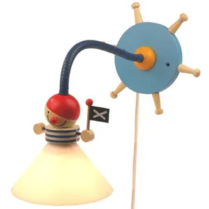 Applique murale pirate - NIERMANN STANDBY - 40W - Plastique/Métal/Bois - Idéale pour chambre d'enfant pas cher