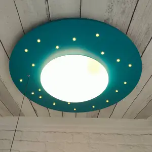 Niermann Standby Plafonnier Starlight avec ciel étoilé, bleuVendu parluminaire