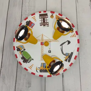 Niermann Standby Spot pour plafond Chantier, à 3 lampes pas cher