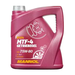 Comparateur de prix : Mannol 8104 MTF-4 Getriebeoel 75W-80 SAE Huile d'engrenage synthétique