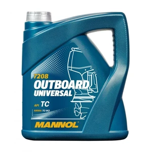 MANNOL 7208 Outboard Universel API TC, NMMA TC-W2 4 L pas cher