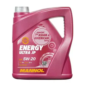 MANNOL Energy Ultra JP - 7906-5W-20 - API SN - ILSAC GF-5 - Synthetic - 4L, Brun Jaune pas cher