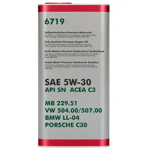 Fanfaro 5W30 For Volkswagen, Audi, Skoda en Seat 5Liter plastic flaconVendu parpiecesauto.fr