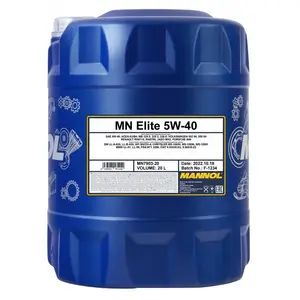 Comparateur de prix : MANNOL MN Elite Moteur 5W40 SL/CF, 20 L, Brun jaune