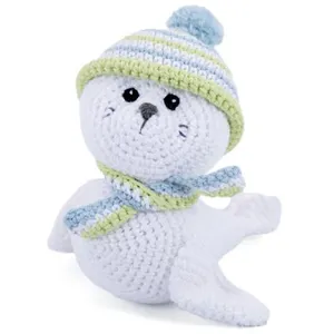 Kit de crochet Gründl Robbie le Phoque   Créez votre phoque amigurumi ...