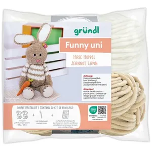 Kit de crochet Gründl Jeannot le Lapin - Créez votre lapin amigurumi u...