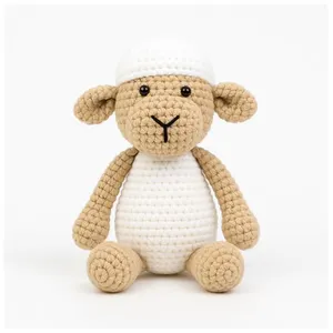 Kit de crochet Gründl Flocon le Mouton - Créez votre doudou mouton tou...