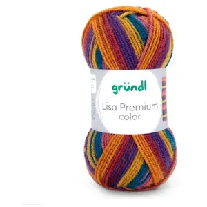 Fil à tricoter LISA PREMIUM COLOR - Grundl - certifiée Oeko-Tex(...) -... pas cher