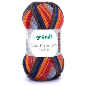 Fil à tricoter LISA PREMIUM COLOR - Grundl - certifiée Oeko-Tex(...) -...