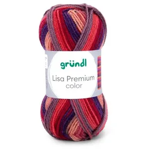 Fil à tricoter LISA PREMIUM COLOR - Grundl - certifiée Oeko-Tex(...) -... pas cher
