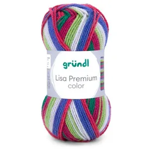 Fil à tricoter LISA PREMIUM COLOR - Grundl - certifiée Oeko-Tex(...) -... pas cher