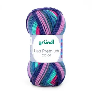 Fil à tricoter LISA PREMIUM COLOR - Grundl - certifiée Oeko-Tex(...) -... pas cher