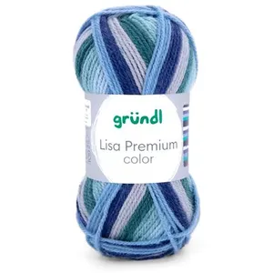 Fil à tricoter LISA PREMIUM COLOR - Grundl - certifiée Oeko-Tex(...) -...