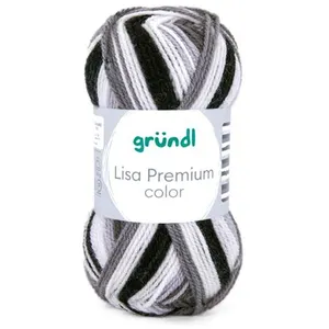 Fil à tricoter LISA PREMIUM COLOR - Grundl - certifiée Oeko-Tex(...) -... pas cher