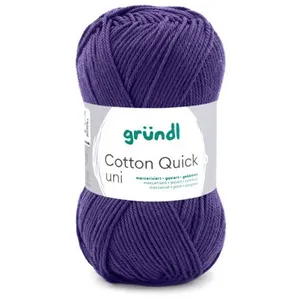 Fil à tricoter COTTON QUICK UNI - Gründl - PPSC - certifié Oeko-Tex(.....