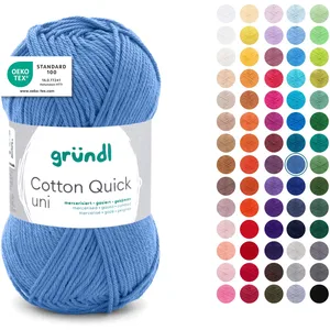 Fil à tricoter COTTON QUICK UNI - Gründl - PPSC - certifié Oeko-Tex(.....