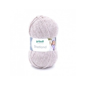 Pelote de laine à tricoter SHETLAND - 100GR - GRUNDL 06 Marron - 06 Ma... pas cher