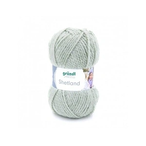 GENERIQUE Pelote de laine à tricoter SHETLAND - 100GR - GRUNDL(...) - 02 Vert pas cher