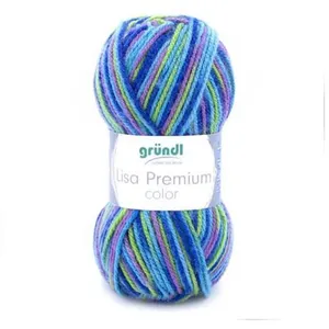 Fil à tricoter LISA PREMIUM COLOR - Grundl - certifiée Oeko-Tex 15 Mul...