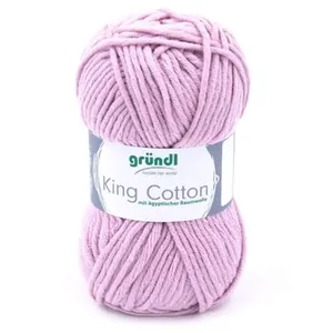 Non communiqué Pelote de Coton à tricoter KING COTTON - Grundl(...) - 29 Violet