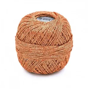 Non communiqué Fil à tricoter brillant GLITTER - Grundl(...) - 8221 Orange