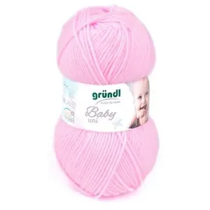 Fil layette à tricoter BABY UNI - Grundl - certifiée Oeko-Tex 07 Rose ...