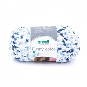 Layette à tricoter FUNNY COLOR - Grundl - certifiée Oeko-Tex Bleu (03)...