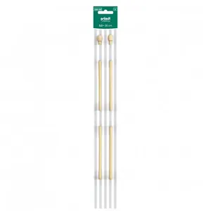 Non communiqué Aiguilles à tricoter 35 cm en bambou De Luxe N°3 à 8 - Grundl(...) -