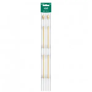 Non communiqué Aiguilles à tricoter 35 cm en bambou De Luxe N°3 à 8 - Grundl(...) -