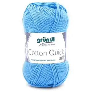 Fil à tricoter COTTON QUICK UNI - Gründl - PPSC - certifié Oeko-Tex 12...