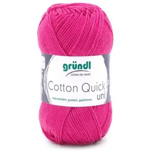 Fil à tricoter COTTON QUICK UNI - Gründl - PPSC - certifié Oeko-Tex 12...