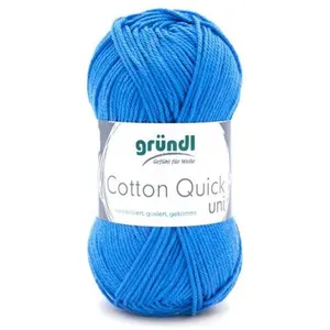Fil à tricoter COTTON QUICK UNI - Gründl - PPSC - certifié Oeko-Tex 12...