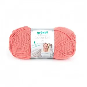 Fil à tricoter Cotton Soft Uni 100GR - Grundl - Certifié Oeko-tex 10 O...