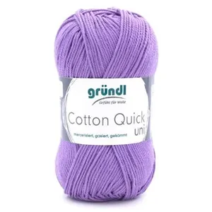 Fil à tricoter COTTON QUICK UNI - Gründl - PPSC - certifié Oeko-Tex 14...