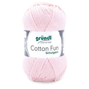Fil à tricoter COTTON FUN - Gründl - certifié Oeko-Tex 37 Rose - 37 Ro... pas cher