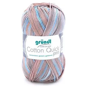 Fil de Coton à tricoter COTTON QUICK PRINT - PPSC - Gründl 238 Orange ... pas cher
