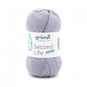 Fil à tricoter durable SECOND LIFE - 100GR - Grundl - Certifié Oeko-Te... pas cher