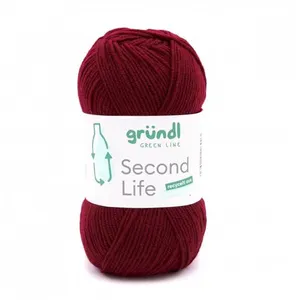 Fil à tricoter durable SECOND LIFE - 100GR - Grundl - Certifié Oeko-Te... pas cher