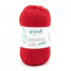 Fil à tricoter durable SECOND LIFE - 100GR - Grundl - Certifié Oeko-Te... pas cher