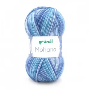 GENERIQUE Mohair à tricoter MOHANA - Gründl - certifié Oeko-Tex(...) - 8 Bleu
