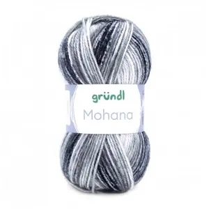 GENERIQUE Mohair à tricoter MOHANA - Gründl - certifié Oeko-Tex(...) - 7 Noir pas cher
