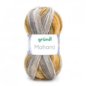 GENERIQUE Mohair à tricoter MOHANA - Gründl - certifié Oeko-Tex(...) - 3 Bleu pas cher
