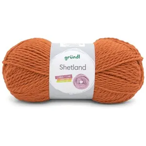 Pelote de laine à tricoter SHETLAND - 100GR - GRUNDL(...) - 19 Orange