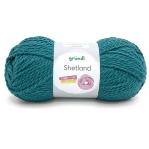Pelote de laine à tricoter SHETLAND - 100GR - GRUNDL(...) - 18 Vert