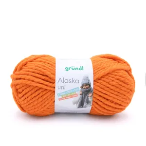 grundl Pelote de laine à tricoter ALASKA - 100gr - Gründl(...) - Orange (22) pas cher