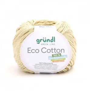 Non communiqué Pelote de coton organique ECO COTTON - Gründl(...) - 09 Ecru