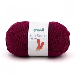 Laine à chaussettes à tricoter ECO SOCKS LIFE UNI - 100 GR - Grundl - ... pas cher