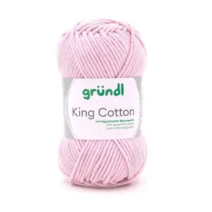 Non communiqué Pelote de Coton à tricoter KING COTTON - Grundl(...) - 32 Rose