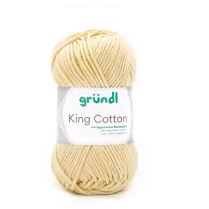 Non communiqué Pelote de Coton à tricoter KING COTTON - Grundl(...) - 31 Jaune