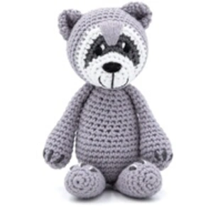 Kit crochet - Gründl - Wilma le raton laveur - 6 pièces - 15 cm - 100% coton